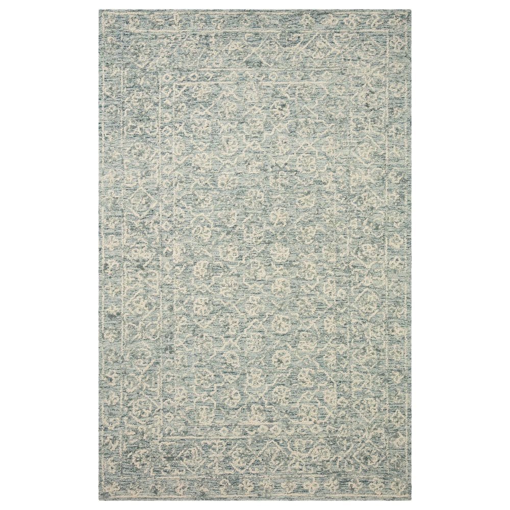 Loloi Cecelia 5" x 7"6" Ocean and Ivory Area Rug, , large