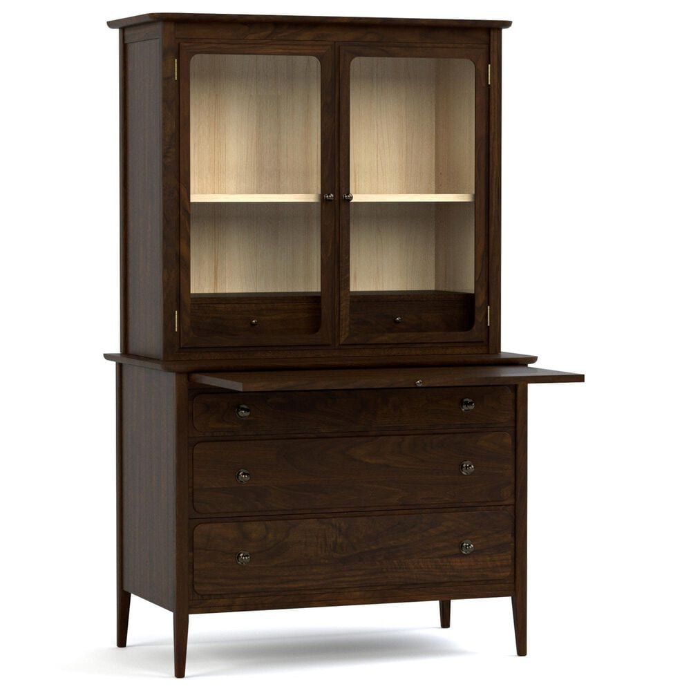 Stickley Furniture Hudson Valley Two-Door Hutch in Dark Roast, , large