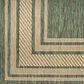 Nourison Horizon HOZ03 Green 10" x 14" Indoor/Outdoor Area Rug, , large
