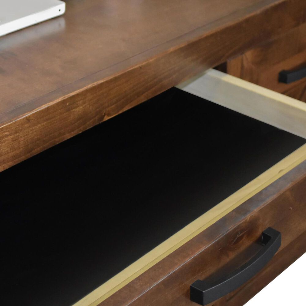 Legends Home Sausalito Executive Desk in Whiskey, , large