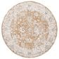 Surya Brunswick Light Brown, Cream, Medium Brown, Light Gray, Charcoal and Mustard 7"10" Round Area Rug, , large