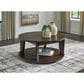 Ashley Korestone 2 Cocktail Table in Dark Brown, , large
