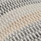 Rizzy Home 14" x 20" Striped Down Filled Lumbar Pillow in Multicolor and Dark Natural, , large