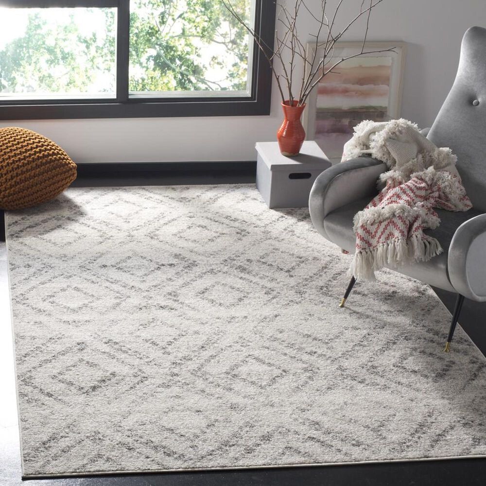Safavieh Adirondack ADR131C 10&#39; x 14&#39; Light Grey and Grey Area Rug, , large