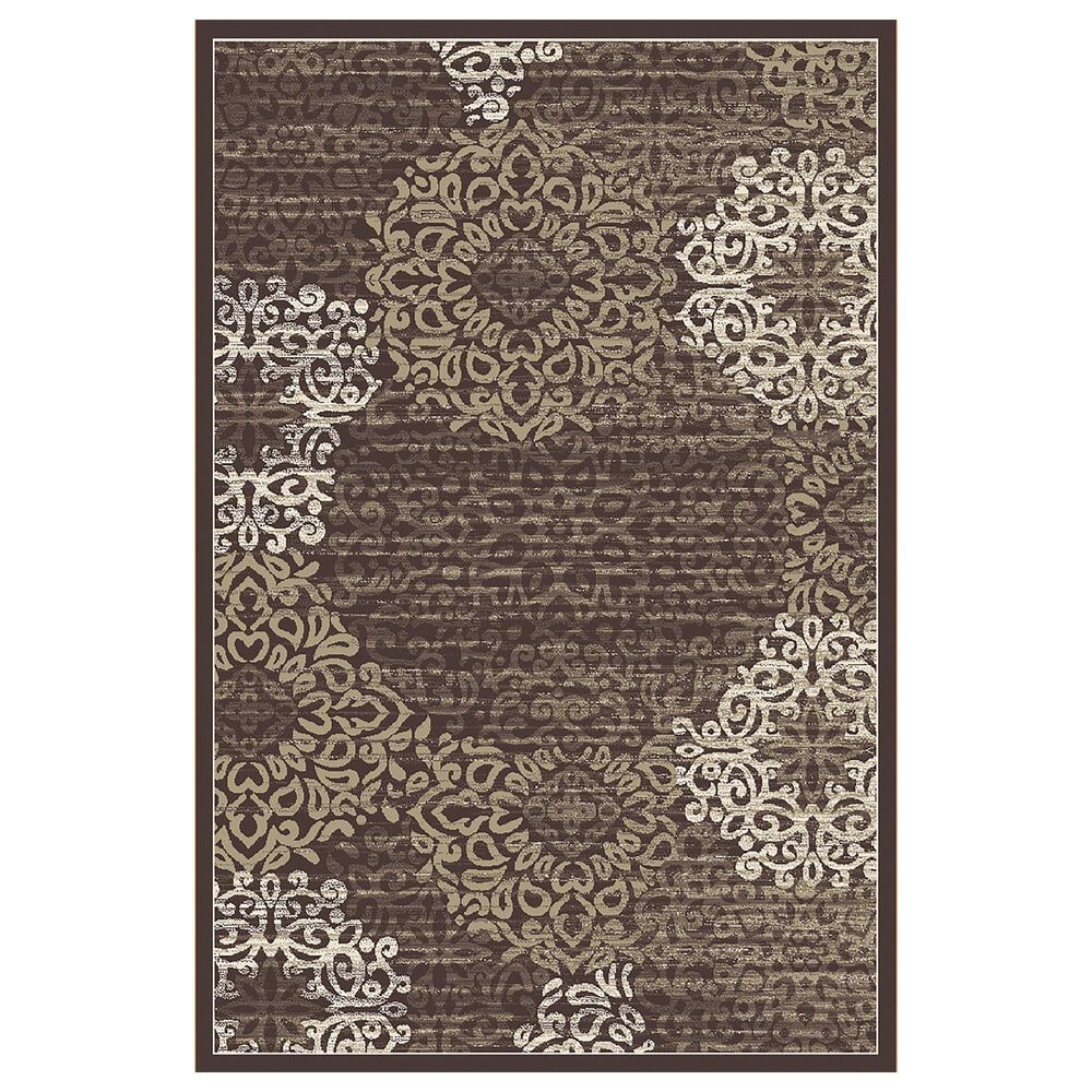 Radici USA Pisa 3471 Brown 5"3" x 7"3" Area Rug, , large
