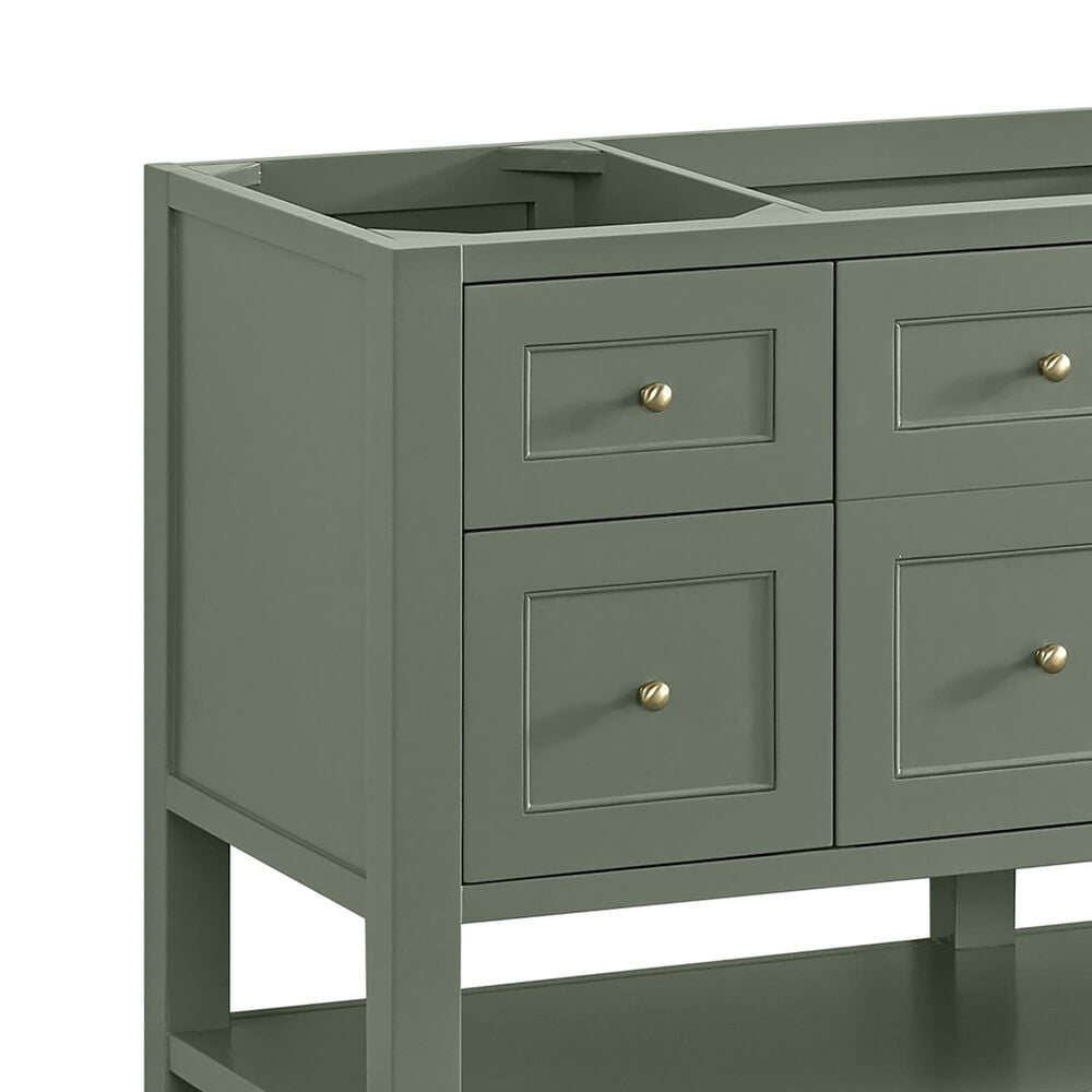 James Martin Vanities Breckenridge 60&quot; Single Bathroom Vanity Cabinet in Smokey Celadon, , large