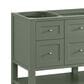 James Martin Vanities Breckenridge 60" Single Bathroom Vanity Cabinet in Smokey Celadon, , large