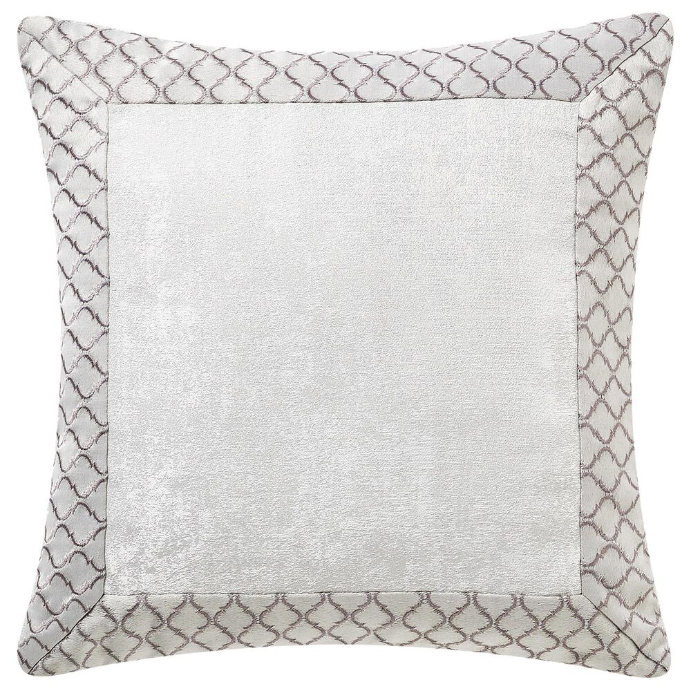 BCP Home Waterford Maritana 16" x 16" Decorative Pillow in Silver, , large