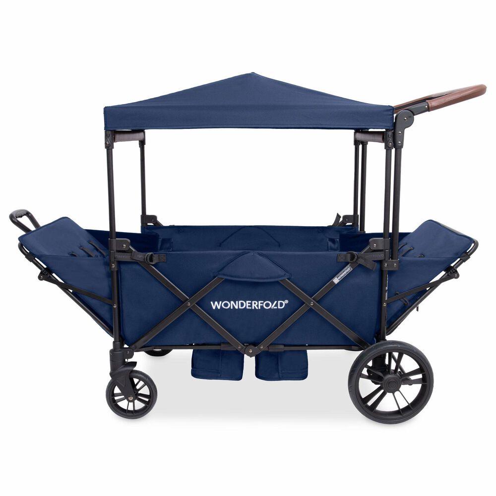 Wonderfold XR Series Rev 4-Seater Stroller Wagon in Navy, , large