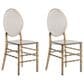 Rta Products Llc Ghost Stackable Side Chair in Amber (Set of 2), , large