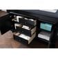 James Martin Vanities Brookfield 60" Double Bathroom Vanity in Antique Black with 3 cm Charcoal Soapstone Quartz Top and Rectangle Sinks, , large