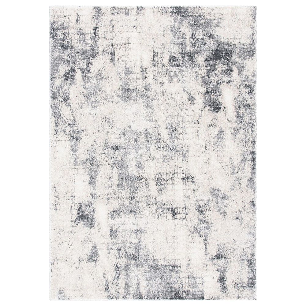 Safavieh Aston ASN704 3" x 5" Ivory and Grey Area Rug, , large