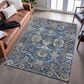 Dalyn Rug Company Silk Road Navy, Gold, Copper, Blue, Teal, Mocha and Fern 8" x 10" Area Rug, , large