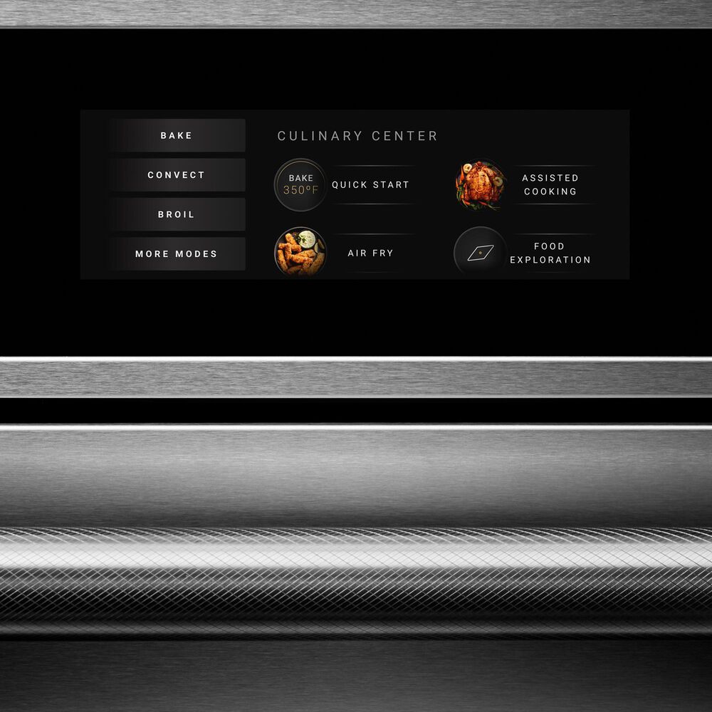 JennAir Noir 30" Smart Single Wall Oven with Three Racks and V2 Vertical Dual-Fan in Stainless Steel, , large