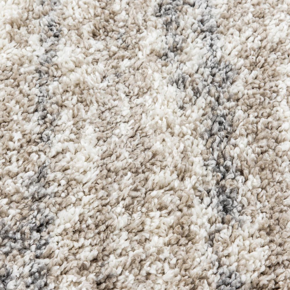 Central Oriental Castle Ohara 5&#39; x 7&#39;3&quot; Cream and Beige Area Rug, , large