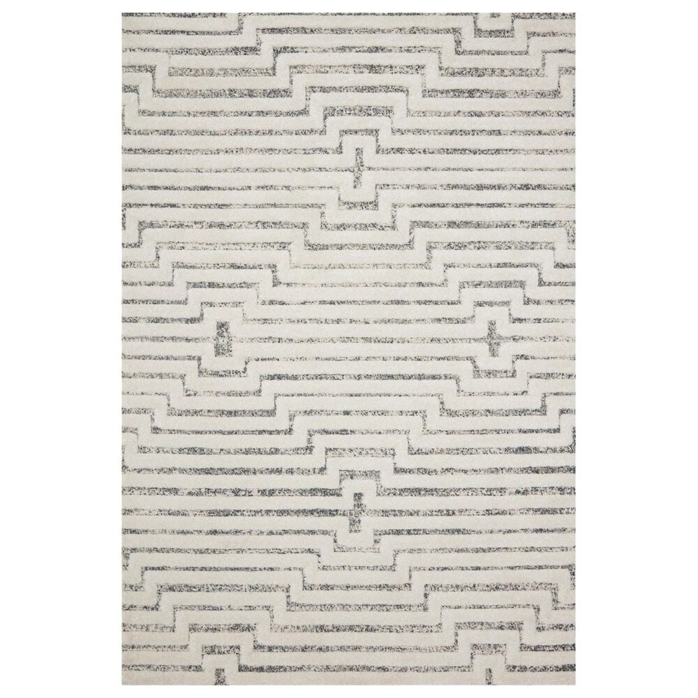 Loloi II Hagen 7"10" x 10"10" White and Sky Area Rug, , large