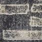 Feizy Kano 4"3" x 6"3" Charcoal Area Rug, , large
