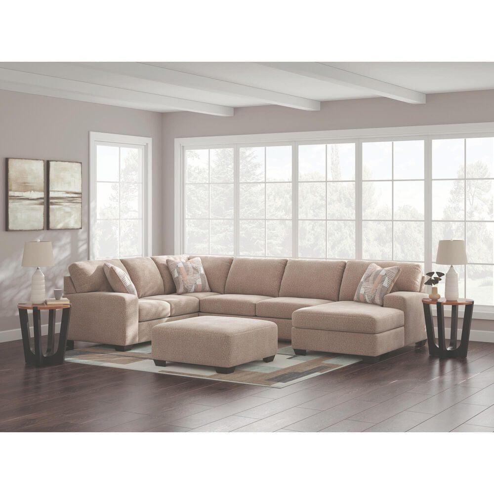 Ashley Seyler Lane Ottoman in Hemp, , large