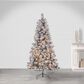 The Gerson Company 6.5" Pre-Lit Boise Pine Christmas Tree in Green, , large