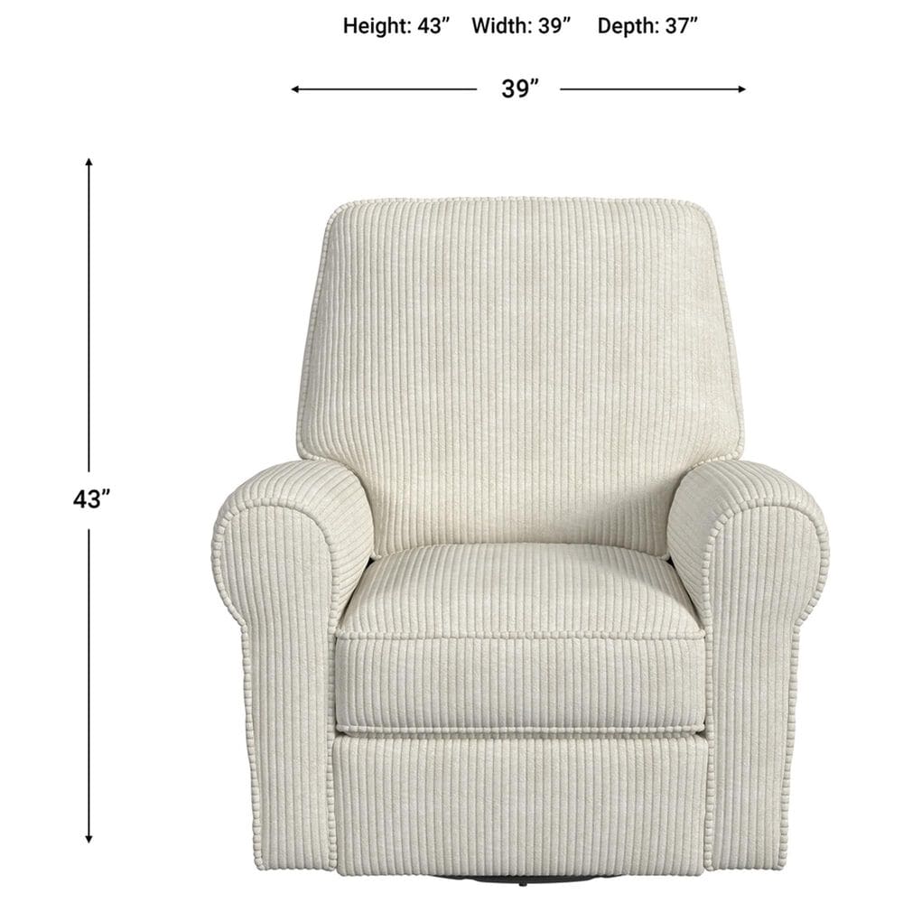 Eastern Shore Savannah Power Swivel Glider Recliner in Natural, , large
