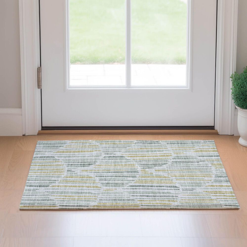 Dalyn Rug Company Neo NO8 1&#39;8&quot; x 2&#39;6&quot; Sage Area Rug, , large