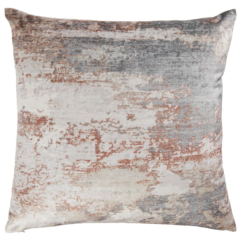 Ashley Edinfielders 20" Square Throw Pillow in Cream, Gray and Rust, , large