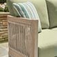 Ashley Serena Shores Patio Sofa in Green, , large