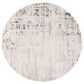 Jaipur Cirque Cian Light Gray and Dove 7"10" Round Area Rug, , large