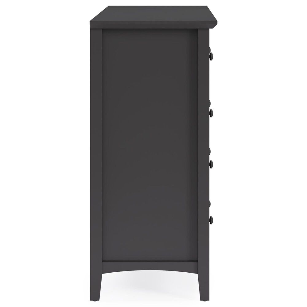 Urban Home Grace Dresser and Mirror in Raven Black, , large