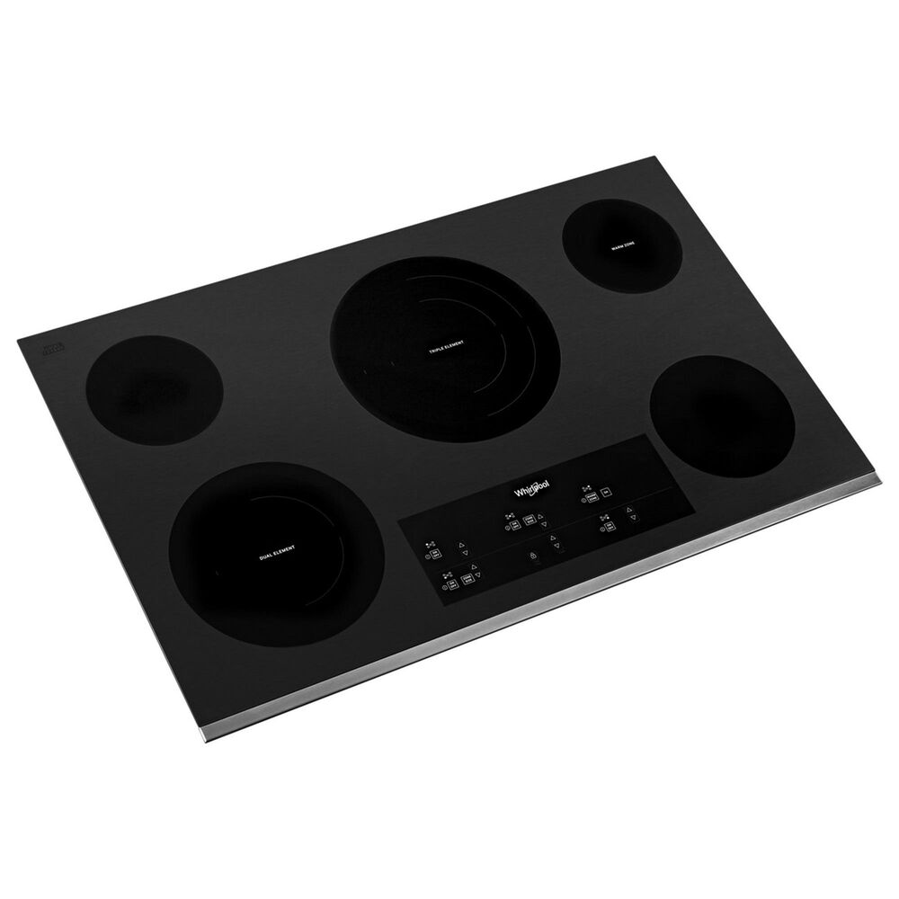 Whirlpool 36&quot; Electric Ceramic Glass Cooktop with Triple Radiant Element In Stainless Steel, , large