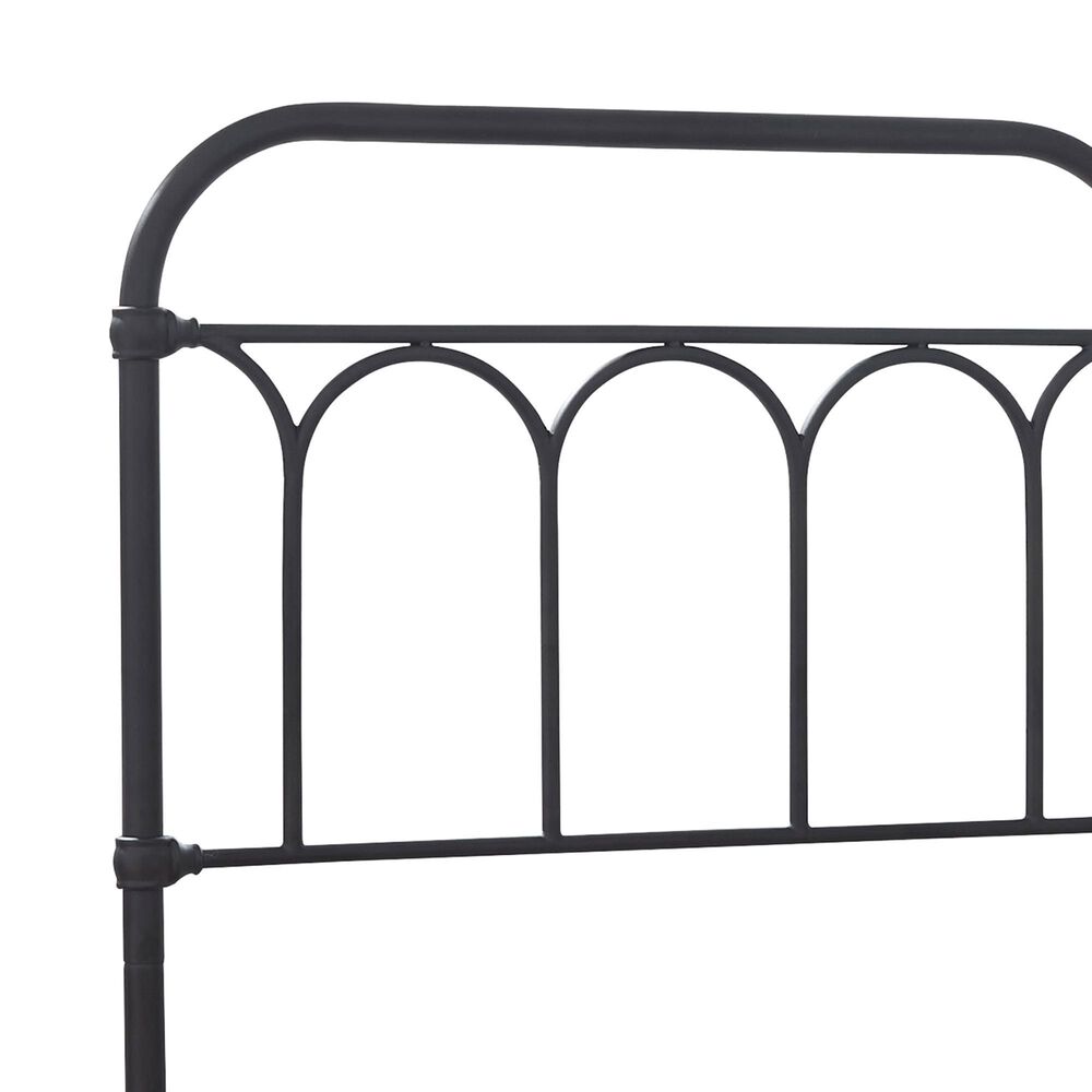 Ashley Nashburg Twin Metal Headboard/Footboard/Rails in Black, , large
