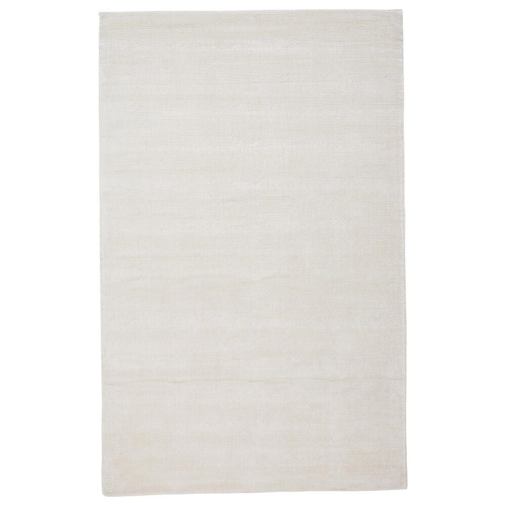 Feizy Batisse 2" x 3" White Area Rug, , large