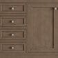 James Martin Vanities Chicago 60" Single Bathroom Vanity in Whitewashed Walnut with Single Hole 3 cm White Zeus Quartz Top and Rectangular Sink, , large