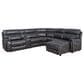 Steve Silver Provo 6-Piece Dual Power Chaise Sectional in Smoked Grey, , large