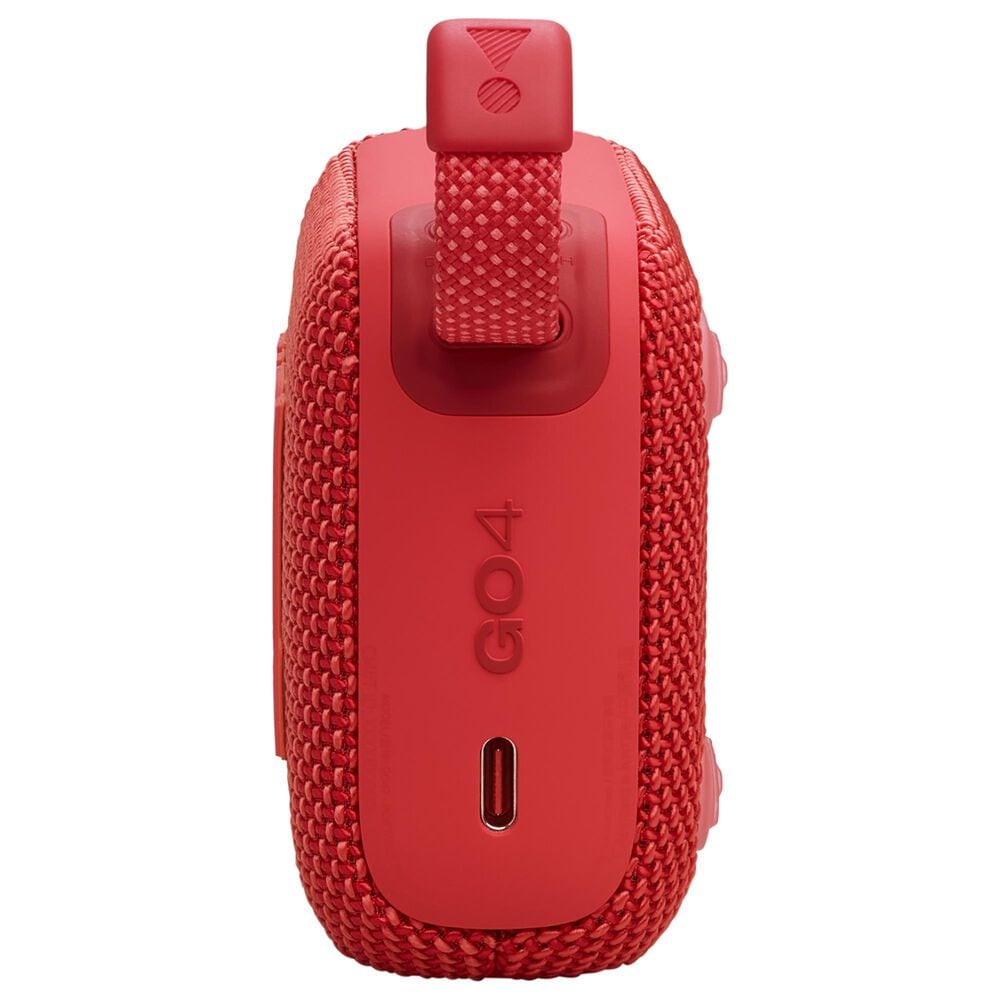 JBL Go 4 Portable Waterproof Bluetooth Speaker in Red, , large