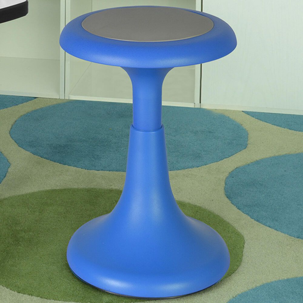 Regency Global Sourcing Glow 17" Wobble Stool in Blue, , large
