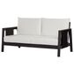 HOMLUX 4-Pieces Outdoor Conversation Set in White and Black, , large