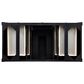 James Martin Vanities Brittany 48" Single Bathroom Vanity in Black Onyx with 3 cm Arctic Fall Solid Surface Top and Rectangle Sink, , large