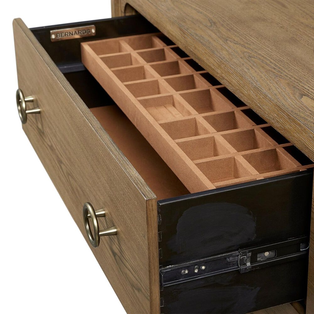 Sterling Timber Elure 6-Drawer Hi-Leg Dresser Only in Latte, , large