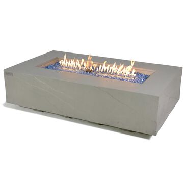 Elementi Fire Meteora Rectangular Natural Gas Fire Pit Table in Space Gray, , large