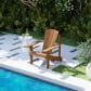 Homlux Patio Adirondack Chair in Natural, , large