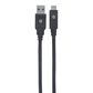 Manhattan 6" USB 3.2 Gen 1, Type-A Male to Type-C Male, 5 Gbps in Black, , large