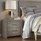 Ashley Culverbach 2 Drawer Nightstand in Driftwood Gray with USB Ports, , large