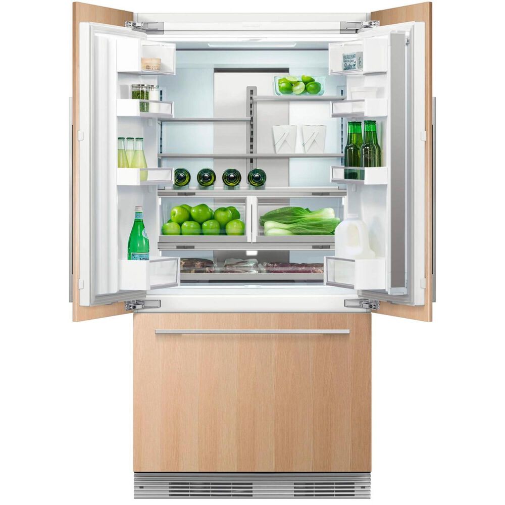 Fisher &amp; Paykel 16.8 Cu. Ft. Built-In French Door Refrigerator with Ice - Panels Sold Separately, , large
