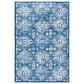 Safavieh Martha Stewart 2" x 4" Navy and Creme Area Rug, , large