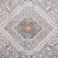 Feizy Francisco Oriental 6"7" x 9"4" Gray and Rust Area Rug, , large