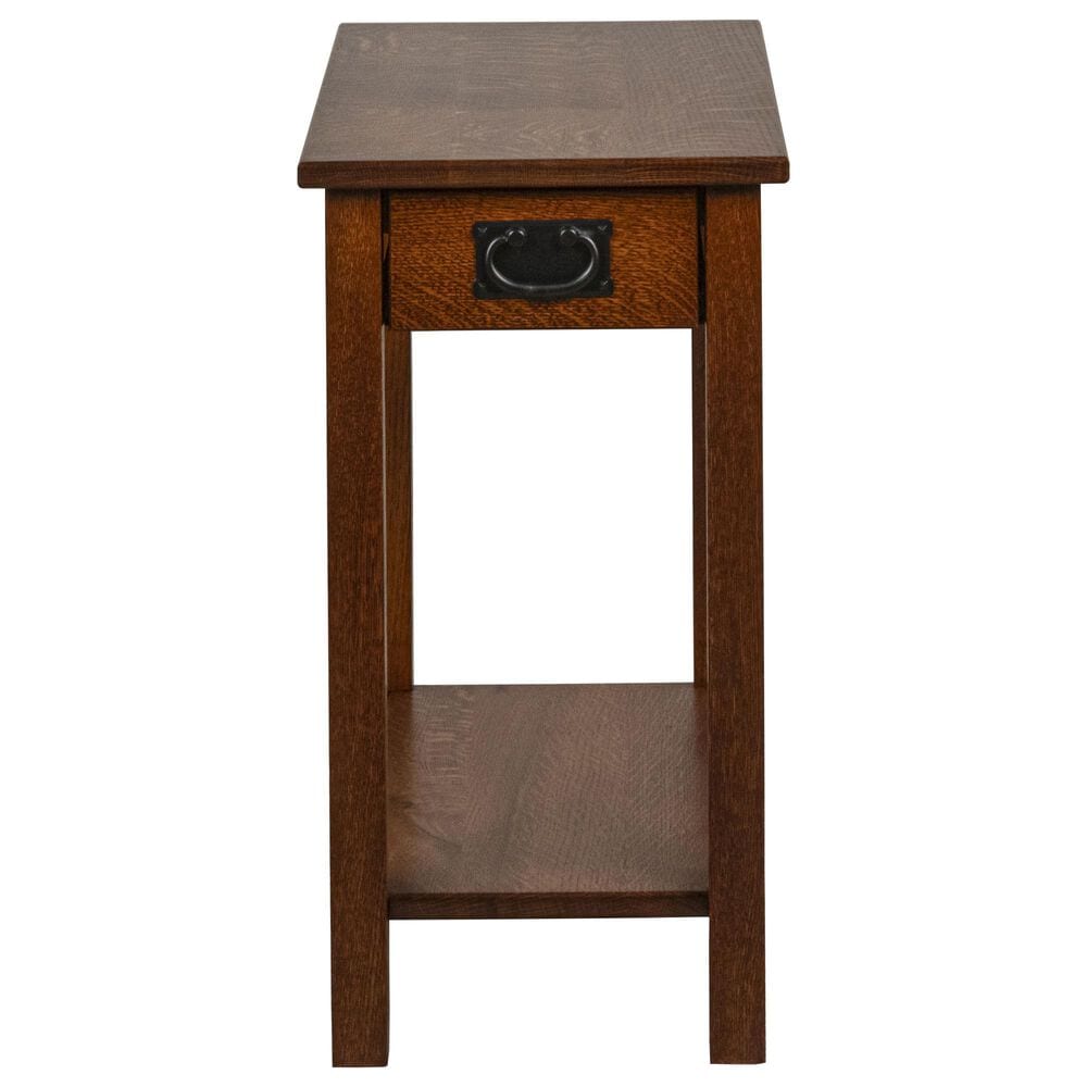 Y &amp; T Woodcraft Lodi Mission Chairside Table in Michaels Cherry, , large