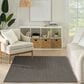 Nourison Horizon HOZ02 Charcoal 8" x 10" Indoor/Outdoor Area Rug, , large