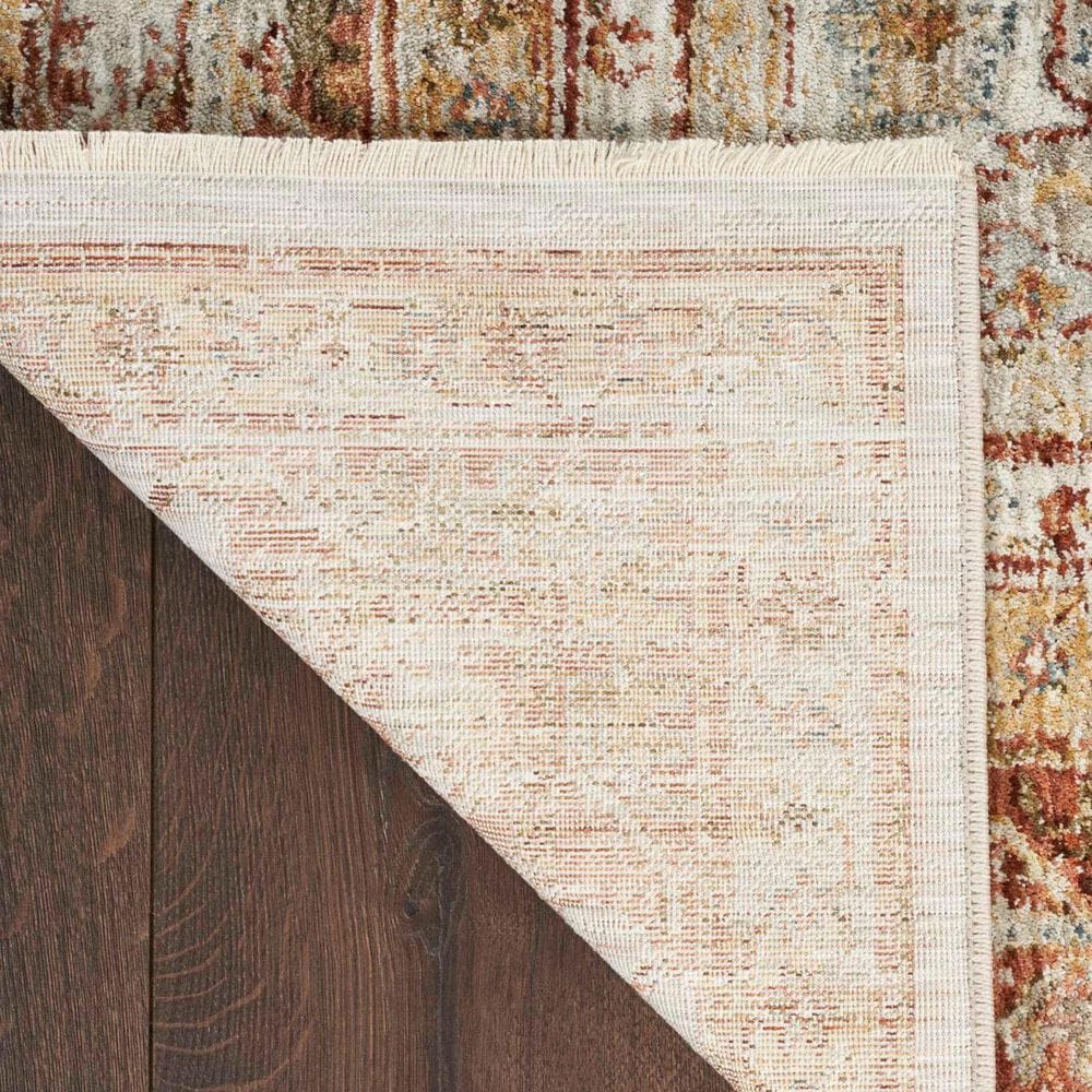 Nourison Sahar SHR01 2&#39;3&quot; x 10&#39;2&quot; Rust Runner, , large