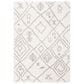 Safavieh Parma Shag PMA583A 2" x 3" Cream and Grey Area Rug, , large